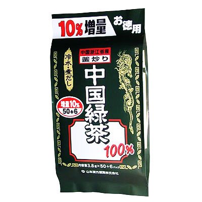 中国緑茶　３．８ｇ×５０＋６パック