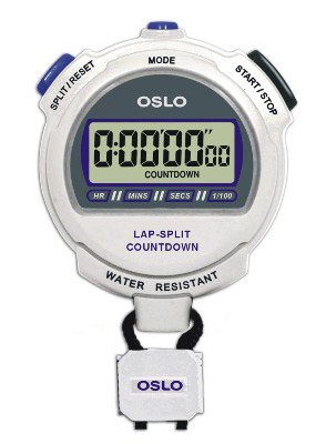Oslo Silver 2.0 Twin Stopwatch and Countdown Timer