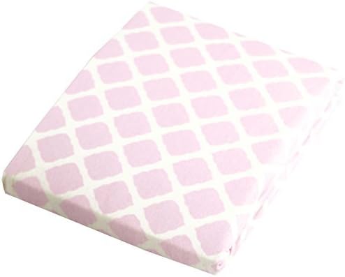 Kushies Baby Fitted Bassinet Sheet, Pink Lattice Color: Pink Lattice, Model: S335-584, Baby &amp; Child Shop