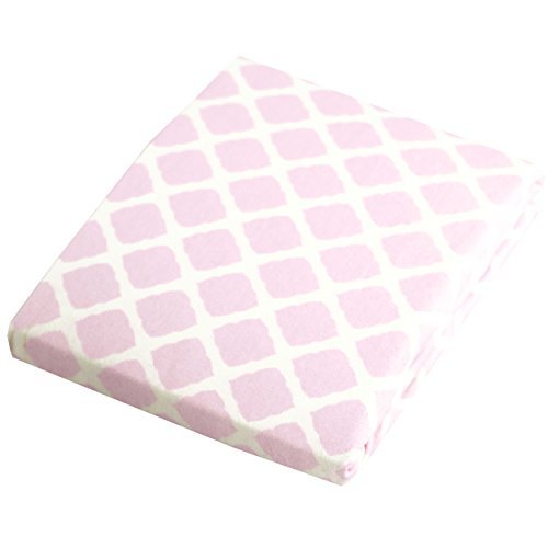 Kushies Baby Fitted Bassinet Sheet, Pink Lattice Color: Pink Lattice, Model: S335-584, Baby &amp; Child Shop