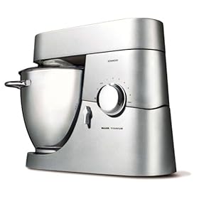 Kenwood Titanium Major KM 020 Robot da cucina 1500 W, frusta K professionale, set pasticceria 3 pezzi, colore: Titanio/Argento