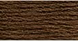 DMC 117-898 6 Strand Embroidery Cotton Floss, Very Dark Coffee Brown, 8.7-Yard