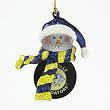 Nashville Predators NHL Striped Acrylic Snowman Ornament (3")