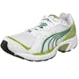 PUMA Women's Cell Levaio Running Sneaker,White/Kelly Green/Lime Green/Puma Silver/Dark Shadow,5.5 B