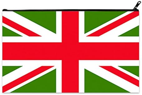 Female Medium Size Cosmetic Makeup Bag Coin Purse Pouch With British Flag Pattern