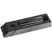 Te-Co 33807 Nuzzler Black Oxide 1018 Steel Low Grip Edge Clamp, 1/2" Bolt Size, 5-3/16" Length x 1-1/2" Width x 3/4" Height