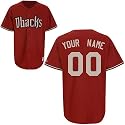 Arizona Diamondbacks Replica Majestic Alternate Baseball Jersey YOUR NAME and Number Laser Cut and Custom SEWN with AUTHENTIC TWILL
