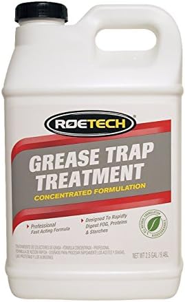 Roetech GTT-LC-2.5-1 Grease Trap Treatment Concentrate, 2.5 gallon