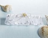 Coastal Mist Beach/Seashell Wedding Garter