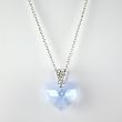 Swarovski Crystal Heartshaped Pendant - Blue