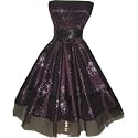 Pretty Kitty Fashion Elegant Hochzeit Hübschen lila Blume Kleid