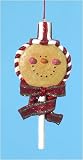 Gingerbread Snowman Lollipop Christmas Ornament