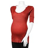 Michael Stars Maternity Elbow Sleeve V-Neck Henley