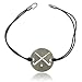 Field Hockey Sun Impression Bracelet - Black Cord