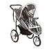 Sashas Rain and Wind Cover For the Graco â€˜FastAction Fold Click Connectâ€™ Jogger Stroller