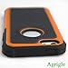 AGRIGLE Shock- Absorption/High Impact Resistant Hybrid Dual Layer Armor Defender Full Body Protective Cover Case Compatible with iPhone 5/5S/SE (Yellow)