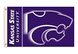BSI Kansas State Wildcats Two Sided Premium 3x5 Flag