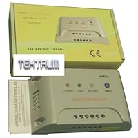 Tektrum 30A 12V/24V Solar Panel Charge Controller - 30% Power Boost