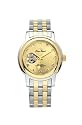Lucien Piccard - Men's Gold-Tone Dial and Accents with Diamonds Automatic Watch