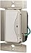 Eaton RF9518WS ASPIRE RF Single-Pole Wireless Light Switch, 8-Amp, White Satin Finish