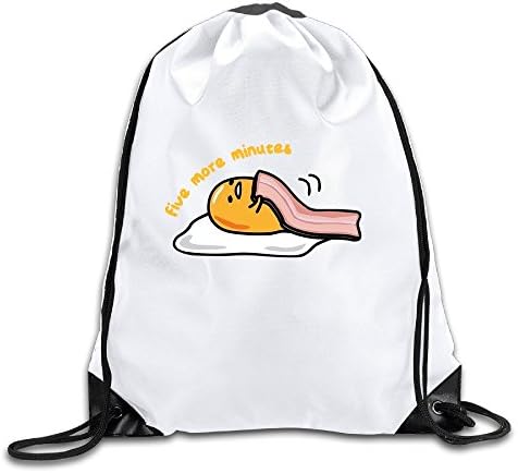 HKAIZ Gudetama Drawstring Backpack Knapsack Bag