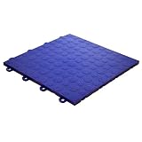 Modutile Garage Floor Tiles , Coin, Blue