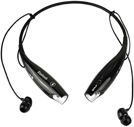 Generic Wireless Bluetooth Stereo Headset Universal Neckband for Cellphones (Black)