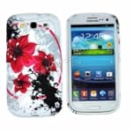 Red Flower TPU Gel Case Cover for Sam...