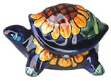 Sunflower Mexican Talavera Small Turtle