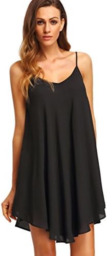 Ggirl Women's Summer Casual Sleeveless Evening Party Beach Dress Short Mini Dress
