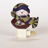 Night Light Snowman - Ravens - 5