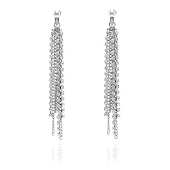 Punkrockkette Ohrclips - Silber