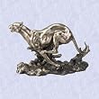 The Cheetah hunt statue home garden girls sculpture New