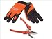 Bahco Bypass Secateurs 15mm Capacity + Gloves
