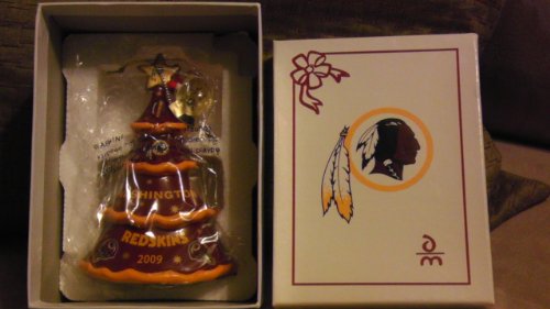 NFL Washington Redskins Danbury Mint Christmas Ornaments-2009