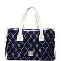 Dooney Bourke Signature Rope Carry On Travel Bag Tote Navy