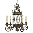 Minka Lavery Atterbury Flax Bronze Chandelier