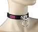 Whore Slut Slave Bondage Ring Collar Genuine Leather Choker with Buckle (Bitch)