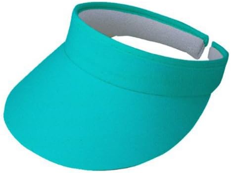SPORTS NYLON TASLON CLIP ON VISOR, Turquoise