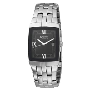 Caravelle by Bulova Mens 43B43 Bracelet Black Dial Watch