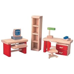 Plan Toys Neo Home Office Furniture For Dollhouse