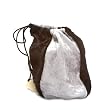 Black & Silver Velvet Gamer Bag (5"x7")