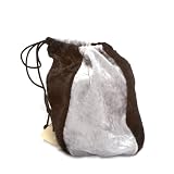 Black & Silver Velvet Gamer Bag (5"x7")