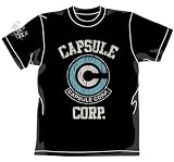 ドラゴンボール カプセルコーポレーションロゴTシャツ ブラック:L