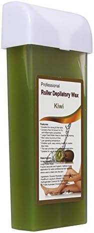 Bluezoo Depilatory Roll-On Hot Wax Cartridge KIWI Heater Waxing Hair Removal(100g/3.53ounce)
