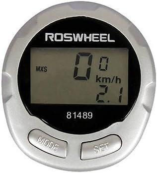 ROSWHEEL LCD Waterproof 13 Functions Bike Computer Bicycle Speedometer (Assorted Colors)
