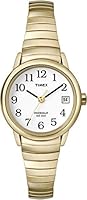 Timex Easy Reader Women's White Dial Gold-Tone Expansion Band T2H351