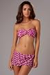 Robin Piccone Ikat Print Molded Bandeau Top