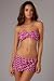 Robin Piccone Ikat Print Molded Bandeau Top