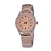 Fossil Women's ES2907 Rose Gold stainless Steel expandable band Rose Gold Case & Dial Crystallized bezel Watch